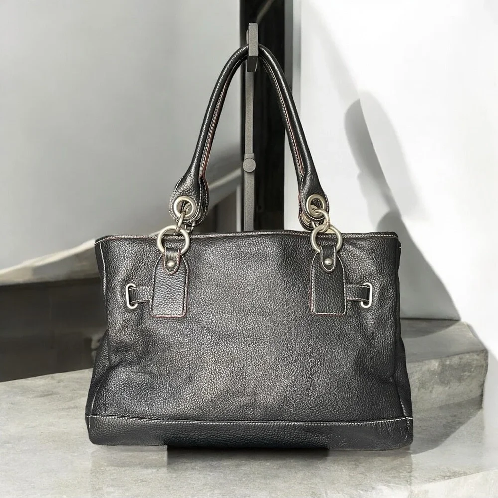 Vintage Wilsons Leather Black Shoulder Bag - Picture 2 of 12